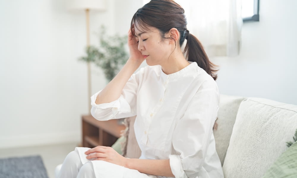更年期障害の女性